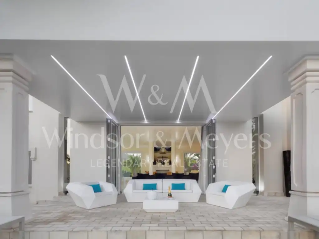 Sala de estar de Casa o chalet en venta en Sant Josep de sa Talaia con Jardín privado, Terraza y Piscina