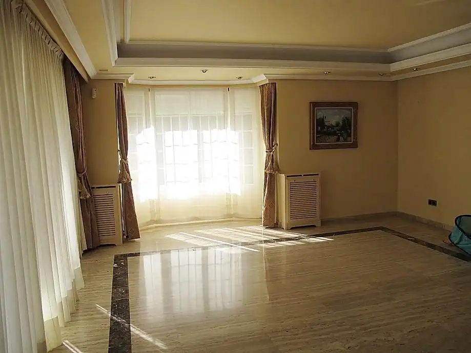 Living room of Houses for rent in Boadilla del Monte  with Air Conditioner, Private garden and Storage room
