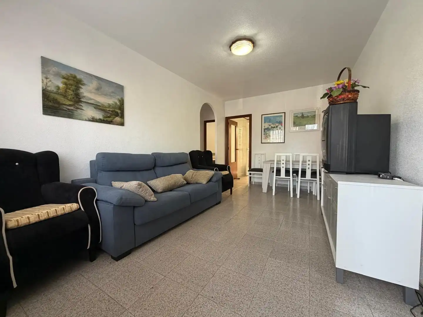 Wohnzimmer von Wohnung zum Verkauf in San Pedro del Pinatar mit Privatgarten und Abstellraum