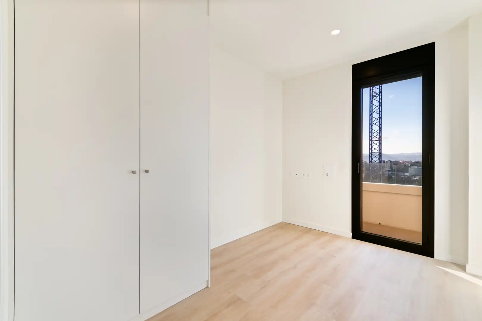 Schlafzimmer von Wohnung zur Miete in Esplugues de Llobregat mit Klimaanlage, Heizung und Terrasse