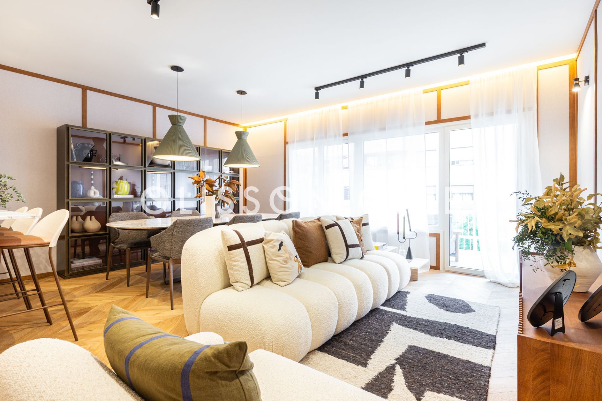Living room of Flat for sale in  Madrid Capital  with Air Conditioner, Heating and Terrace