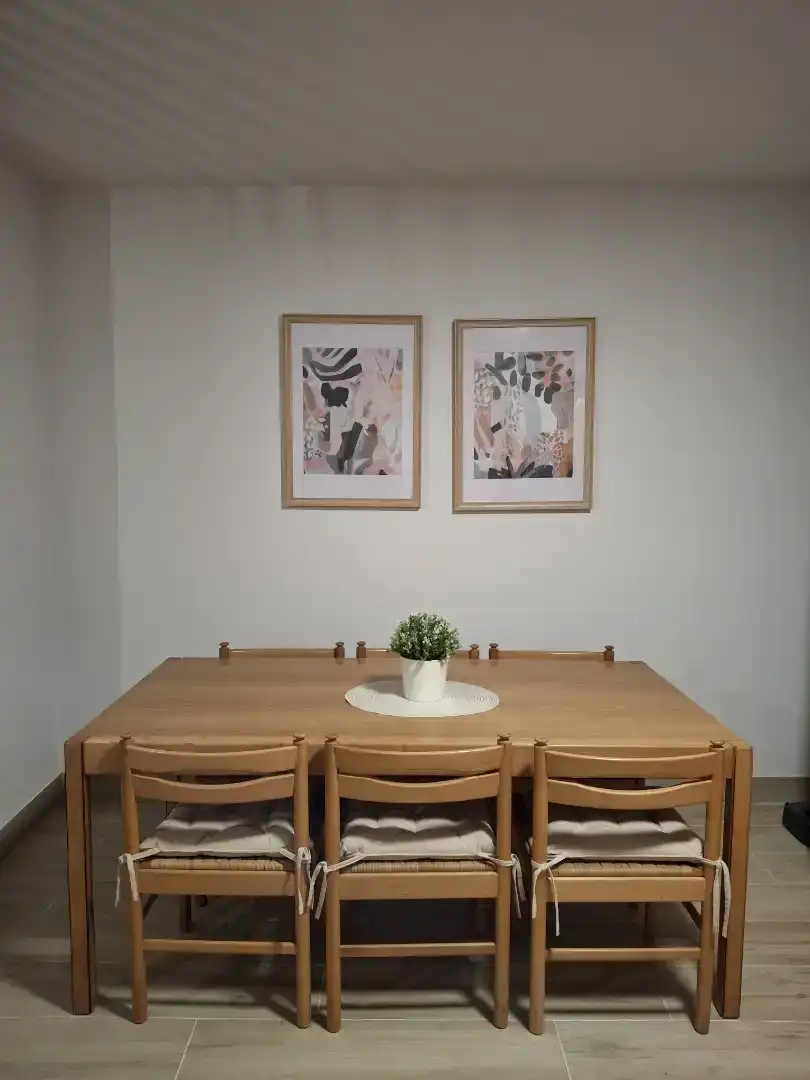 Esszimmer von Wohnung zur Miete in Baiona mit Privatgarten