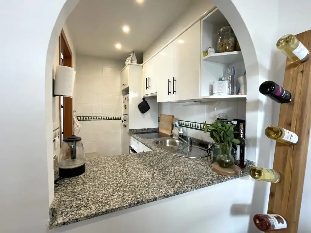 Kitchen of Apartments for sale in Vera  with Air Conditioner, Terrace and Swimming Pool