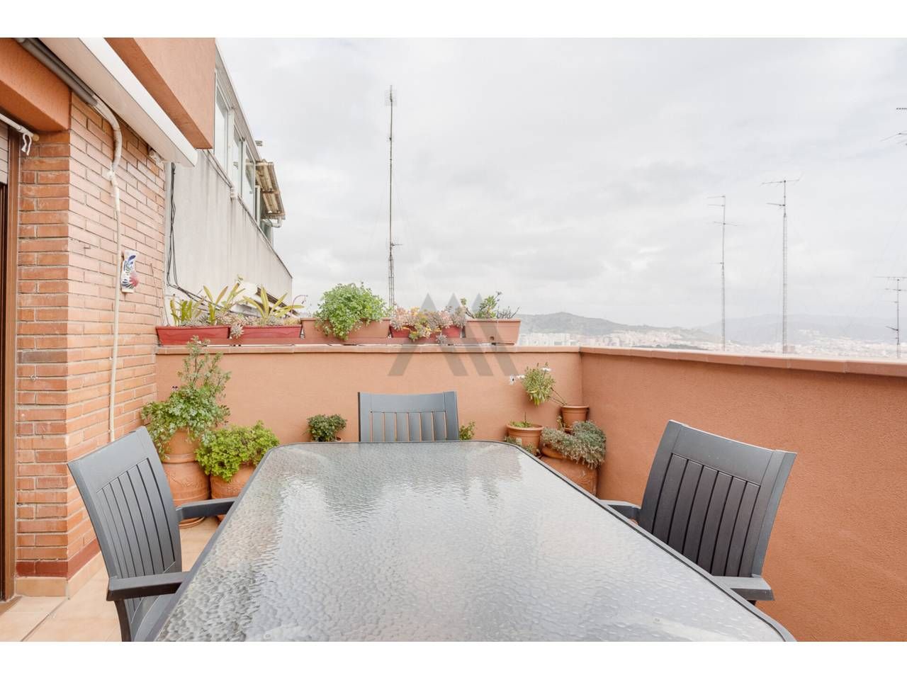 Terrace of Attic for sale in  Barcelona Capital  with Air Conditioner, Heating and Parquet flooring