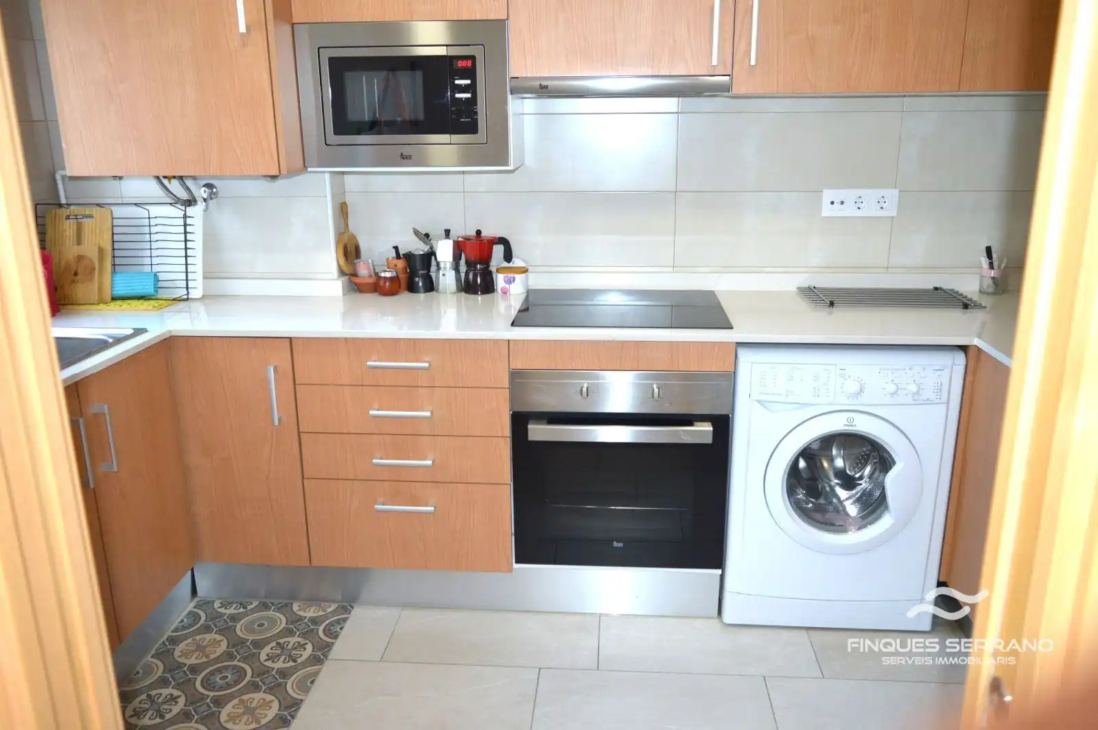 Küche von Wohnung zum Verkauf in Cunit mit Terrasse und Möbliert