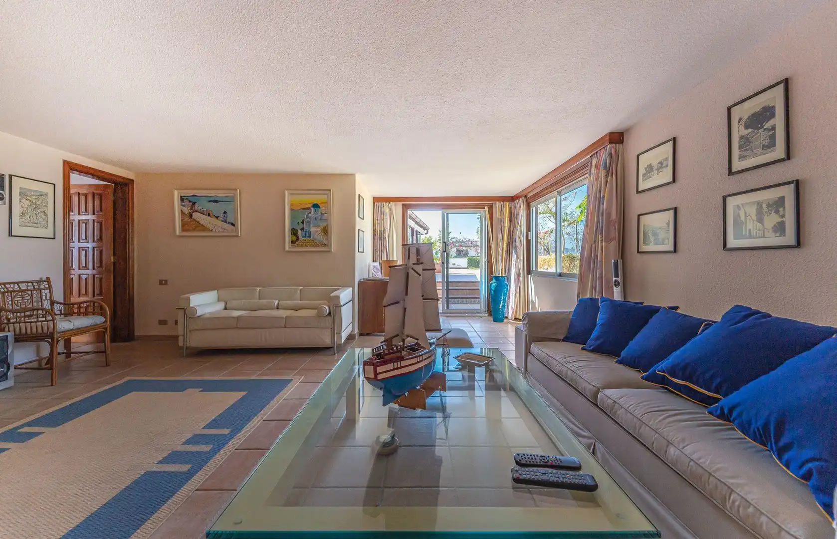 Wohnzimmer von Maisonette zum Verkauf in Adeje mit Privatgarten und Gemeinschaftspool