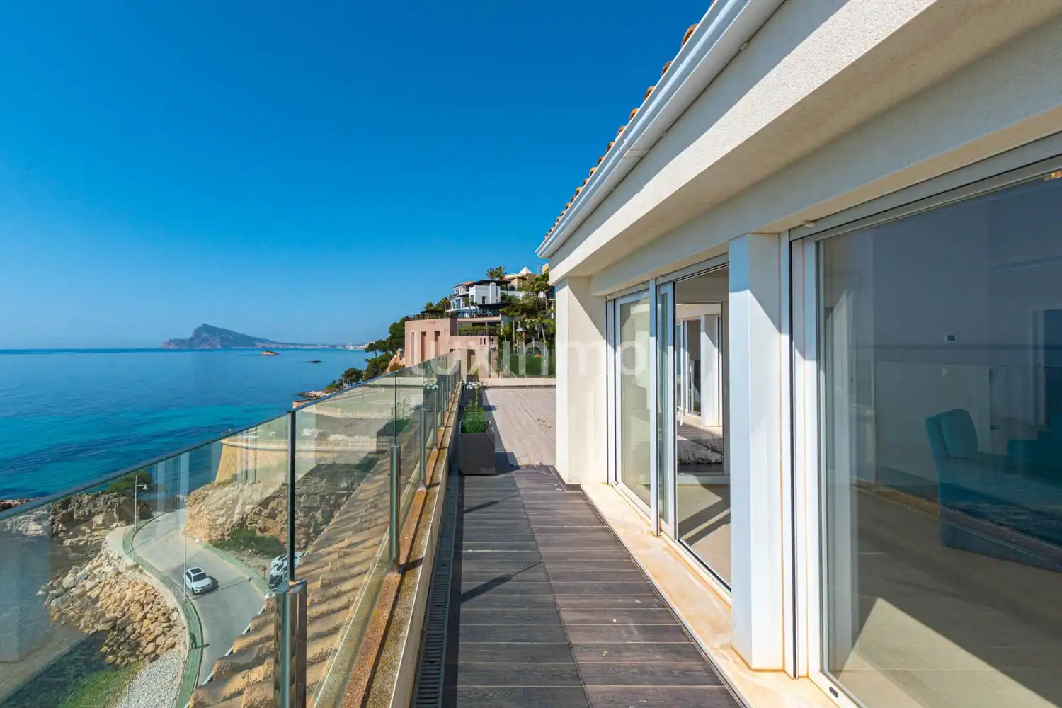 Außenansicht von Dachboden zum Verkauf in Altea mit Klimaanlage, Heizung und Privatgarten