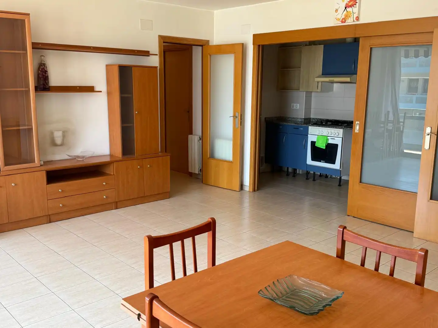 Kitchen of Flat for sale in Badalona  with Air Conditioner, Heating and Oven