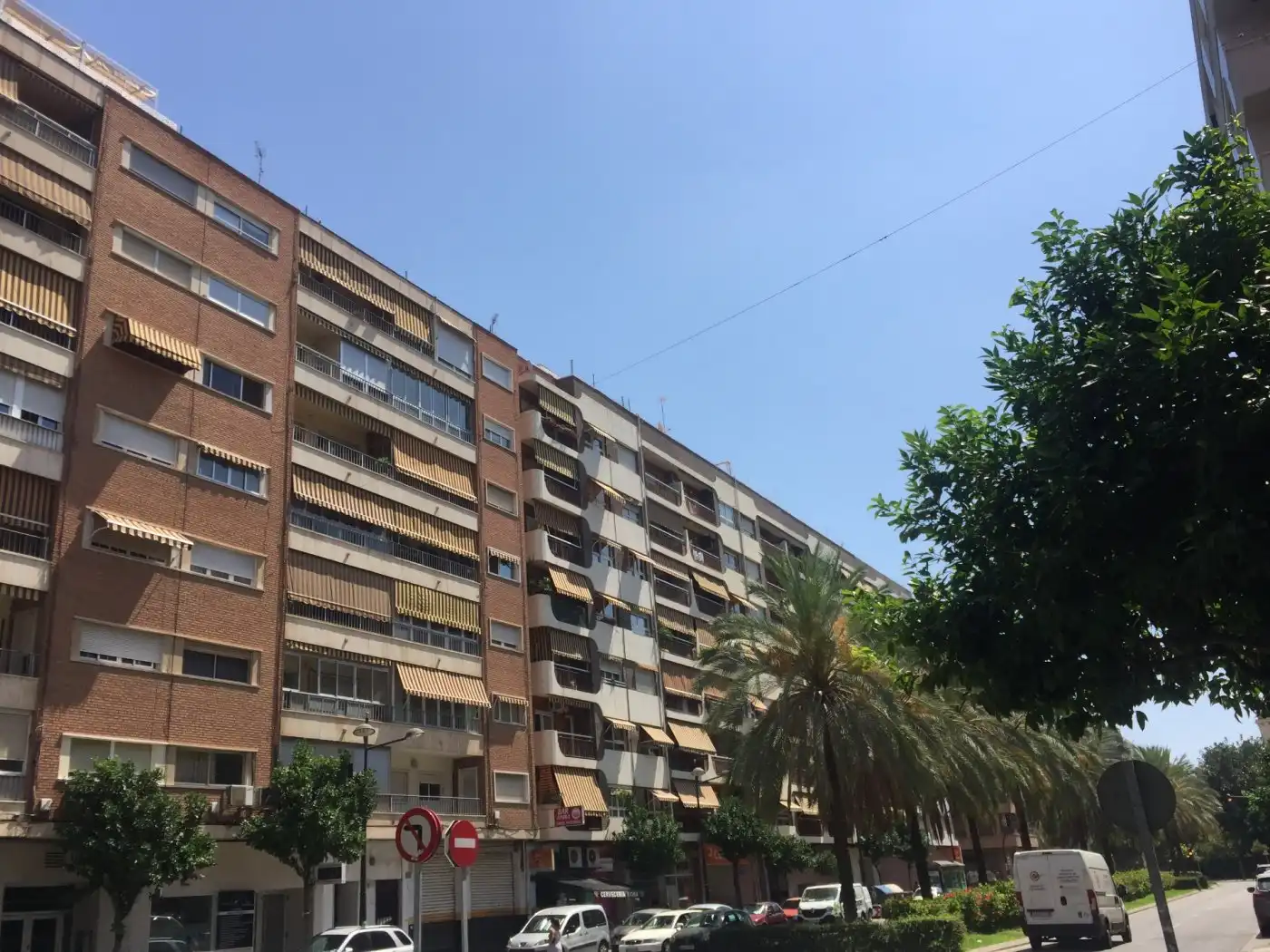 Außenansicht von Wohnung zur Miete in Valencia mit Terrasse, Möbliert und Balkon