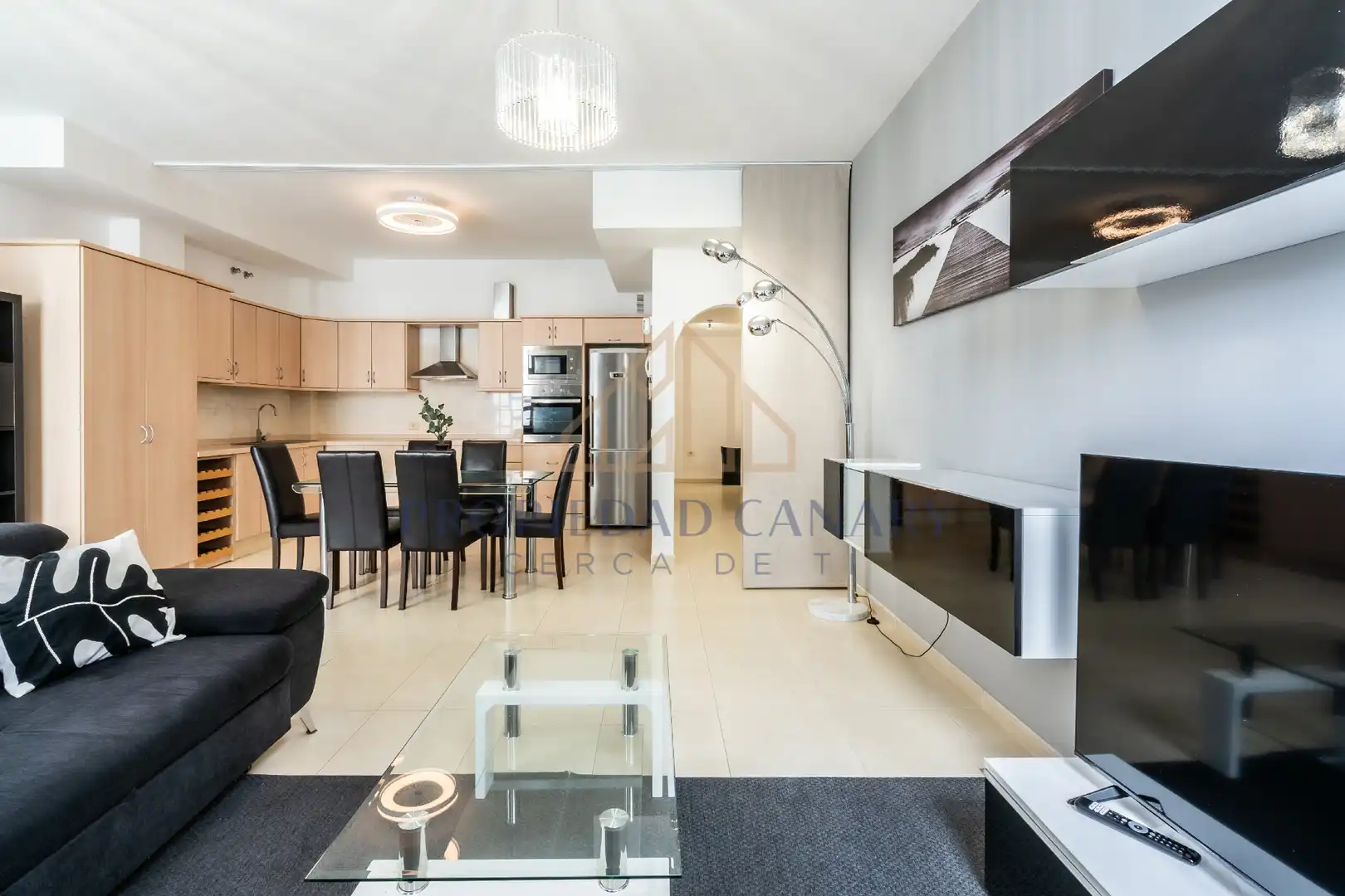 Living room of Flat for rent in La Victoria de Acentejo  with Storage room, Furnished and Oven