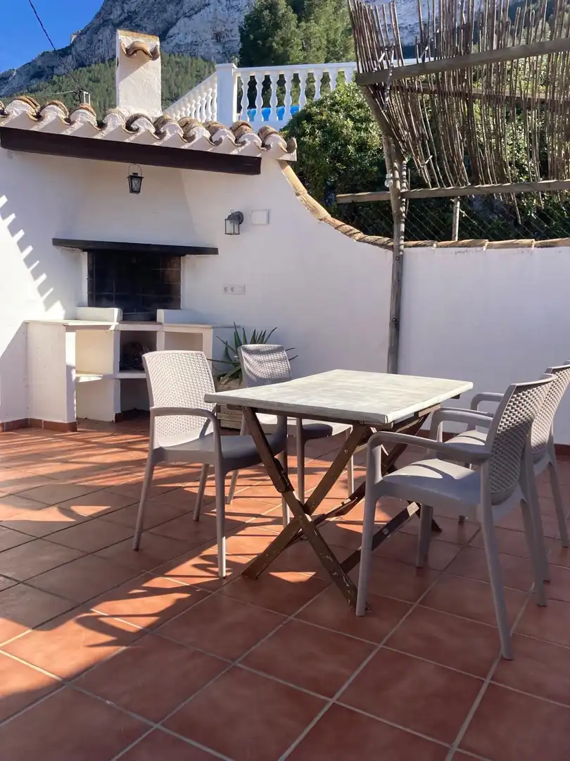 Terrassa de Casa o xalet en venda en Dénia amb Aire condicionat, Calefacció i Jardí privat