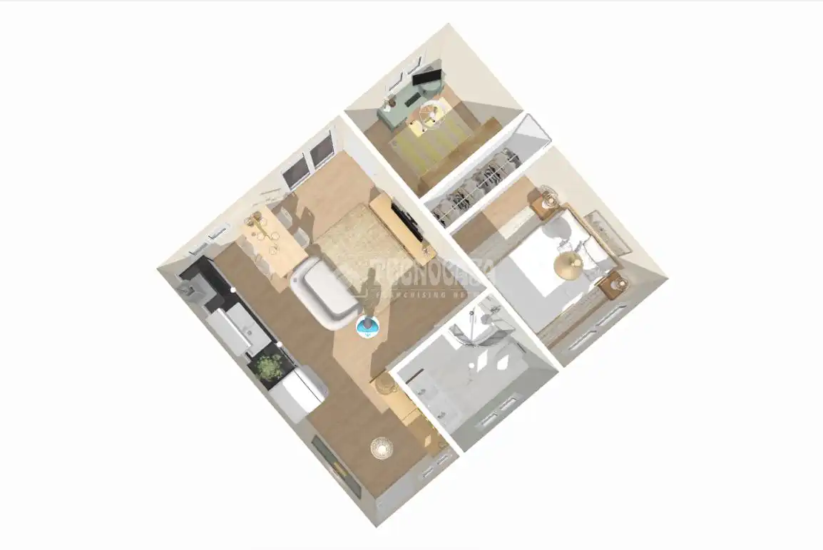Habitación de Piso en venta en Madrid con Balcón