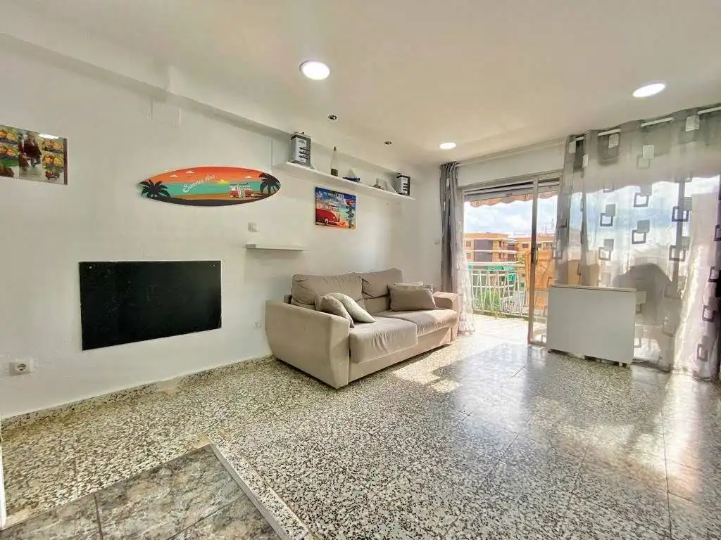 Living room of Apartments for rent in La Pobla de Farnals  with Terrace, Furnished and Community pool
