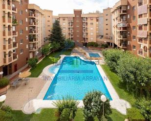 Exterior view of Flat for sale in  Granada Capital  with Air Conditioner, Terrace and Swimming Pool