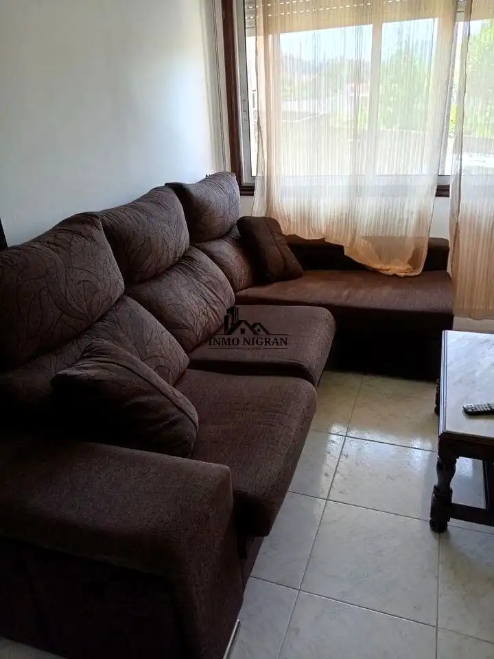 Sala de estar de Casa o chalet de alquiler en Nigrán con Jardín privado