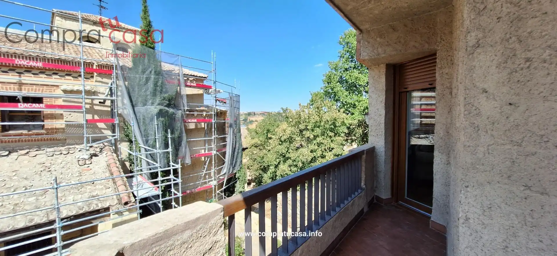 Terraza de Piso de alquiler en Segovia con Calefacción, Terraza y Amueblado