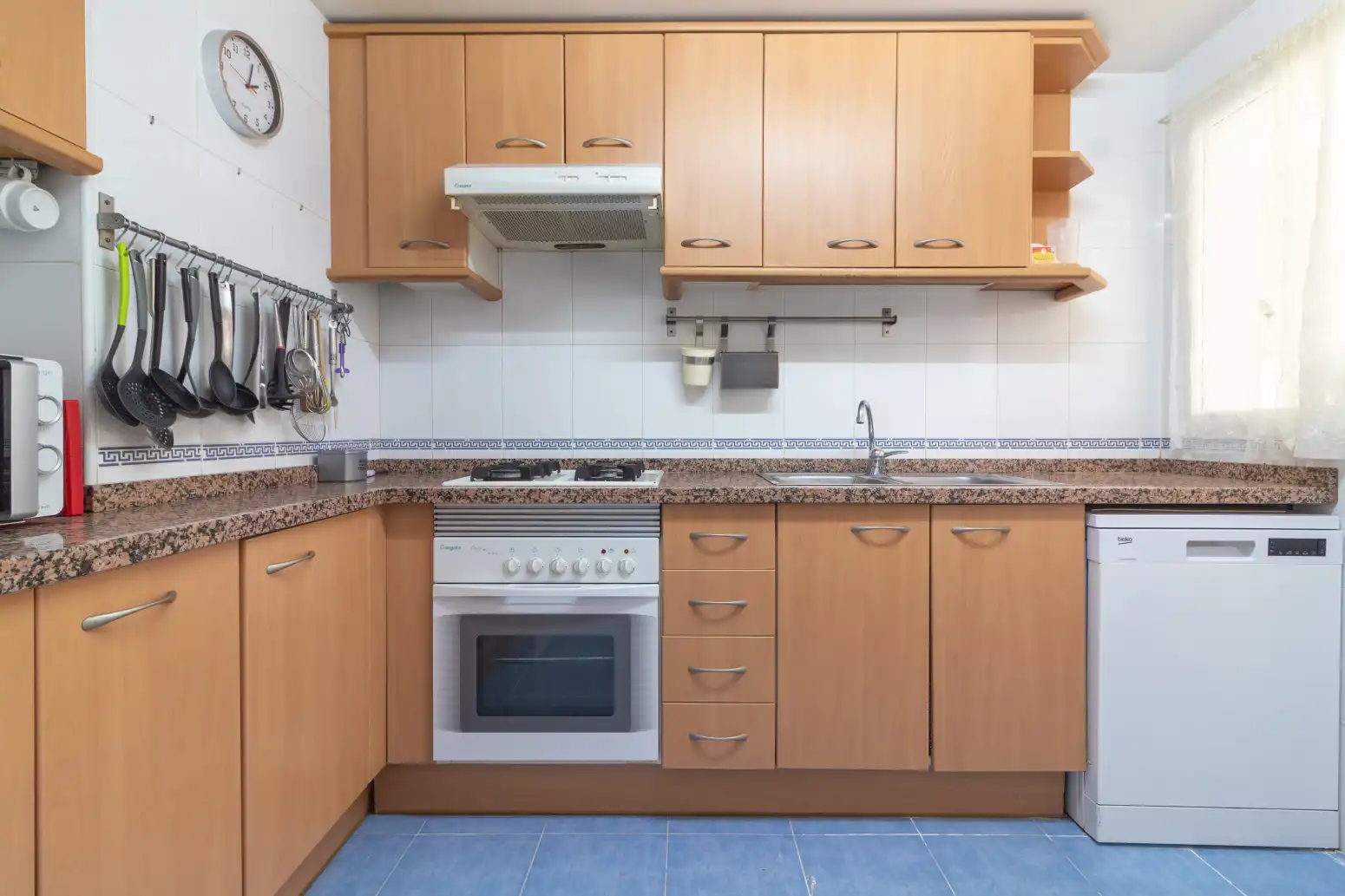 Küche von Wohnung zur Miete in Sagunto / Sagunt mit Klimaanlage, Heizung und Möbliert