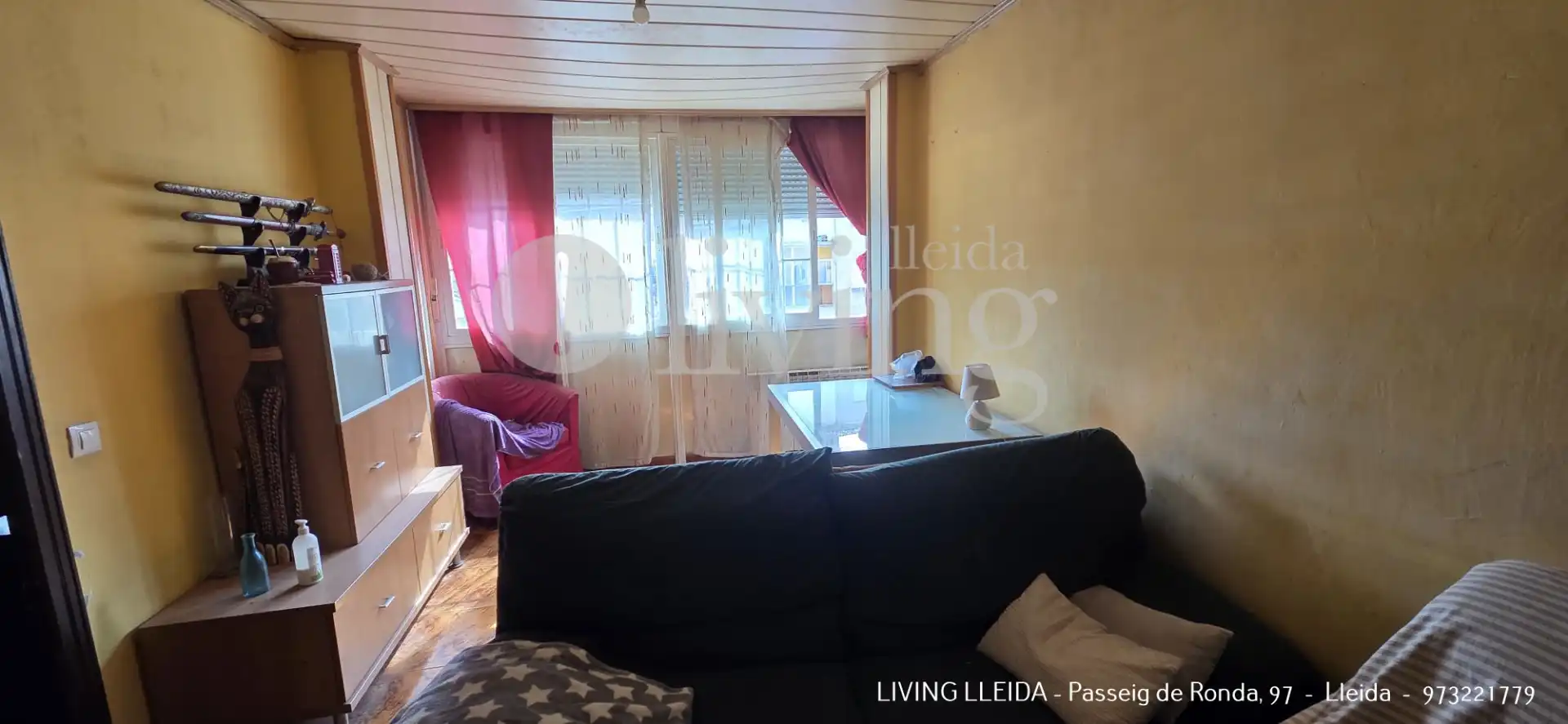 Sala de estar de Piso en venta en Lleida con Aire acondicionado, Trastero y Amueblado