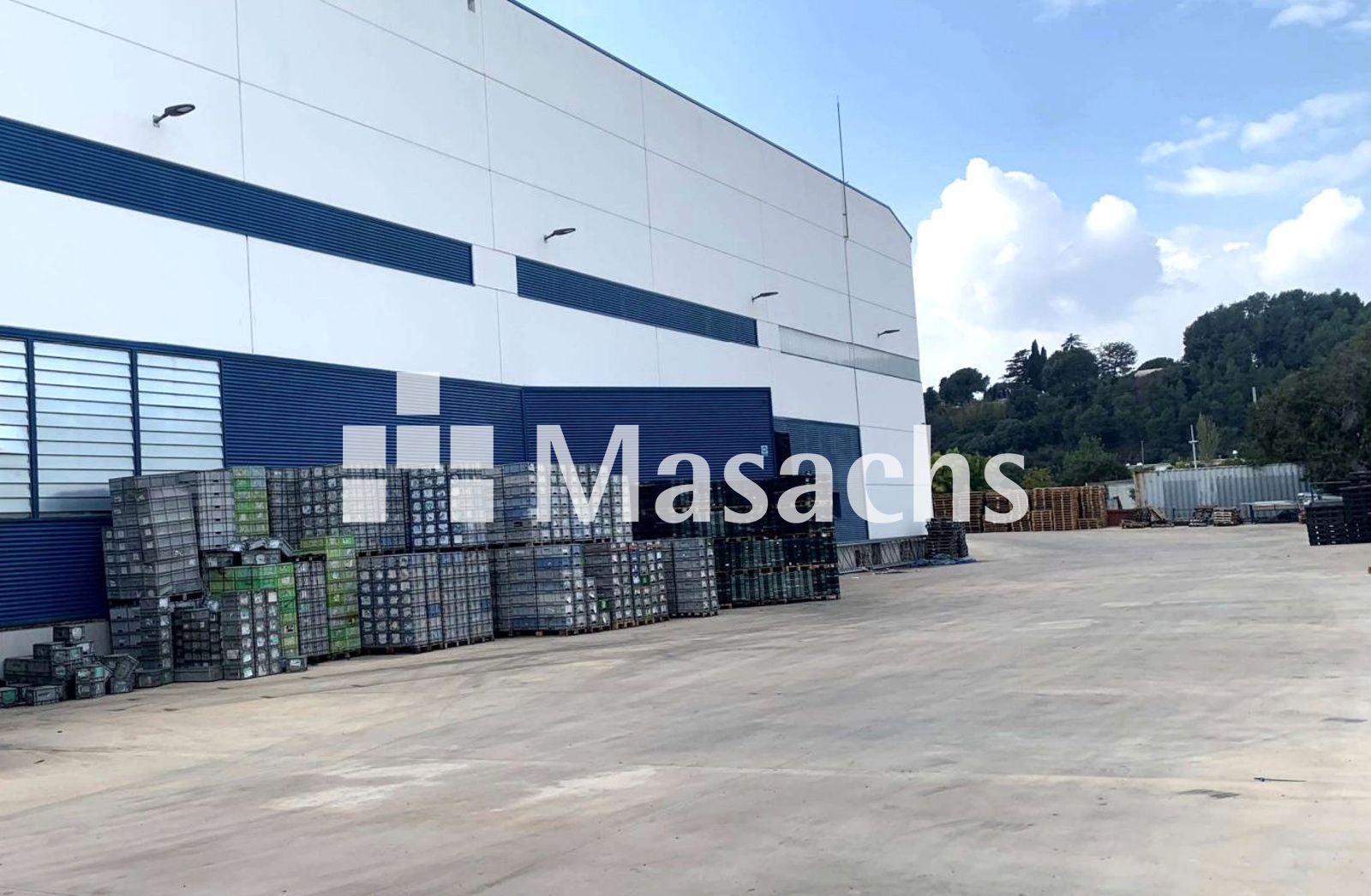 Vista exterior de Nau industrial de lloguer en Granollers