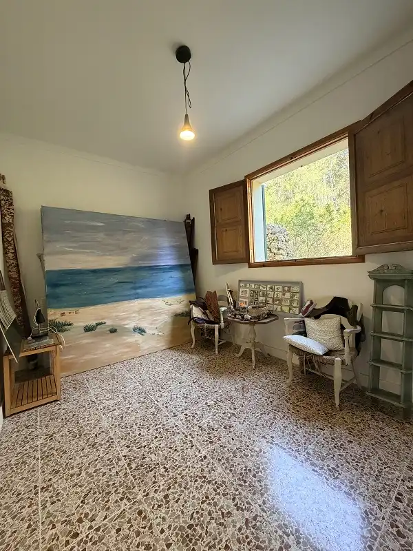 Sala d'estar de Casa o xalet en venda en Llucmajor amb Jardí privat, Terrassa i Traster