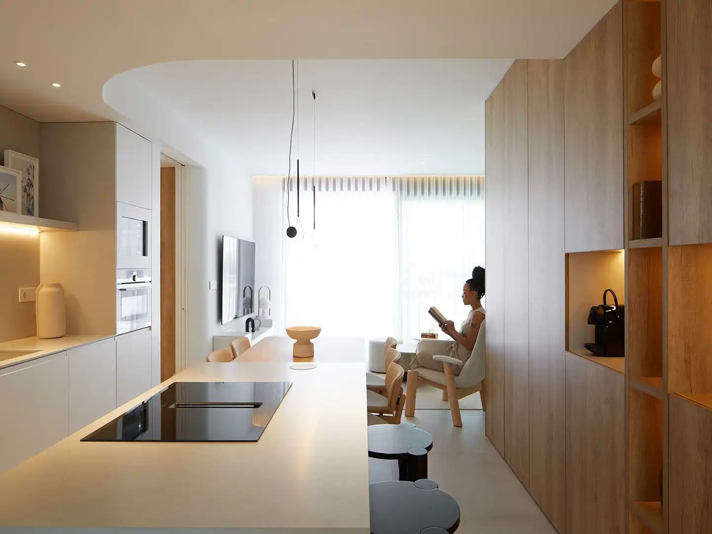Cocina de Apartamento en venta en Cartagena con Calefacción y Piscina comunitaria