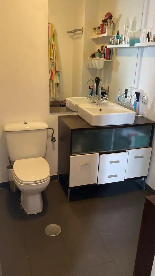 Baño de Piso de alquiler en Sevilla con Aire acondicionado y Terraza