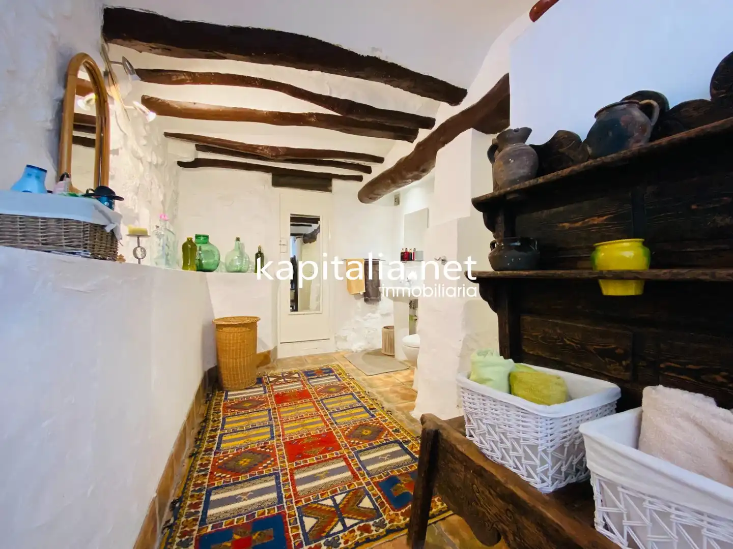 Kitchen of Country homes for sale in Tollos  with Terrace, Storage room and Furnished