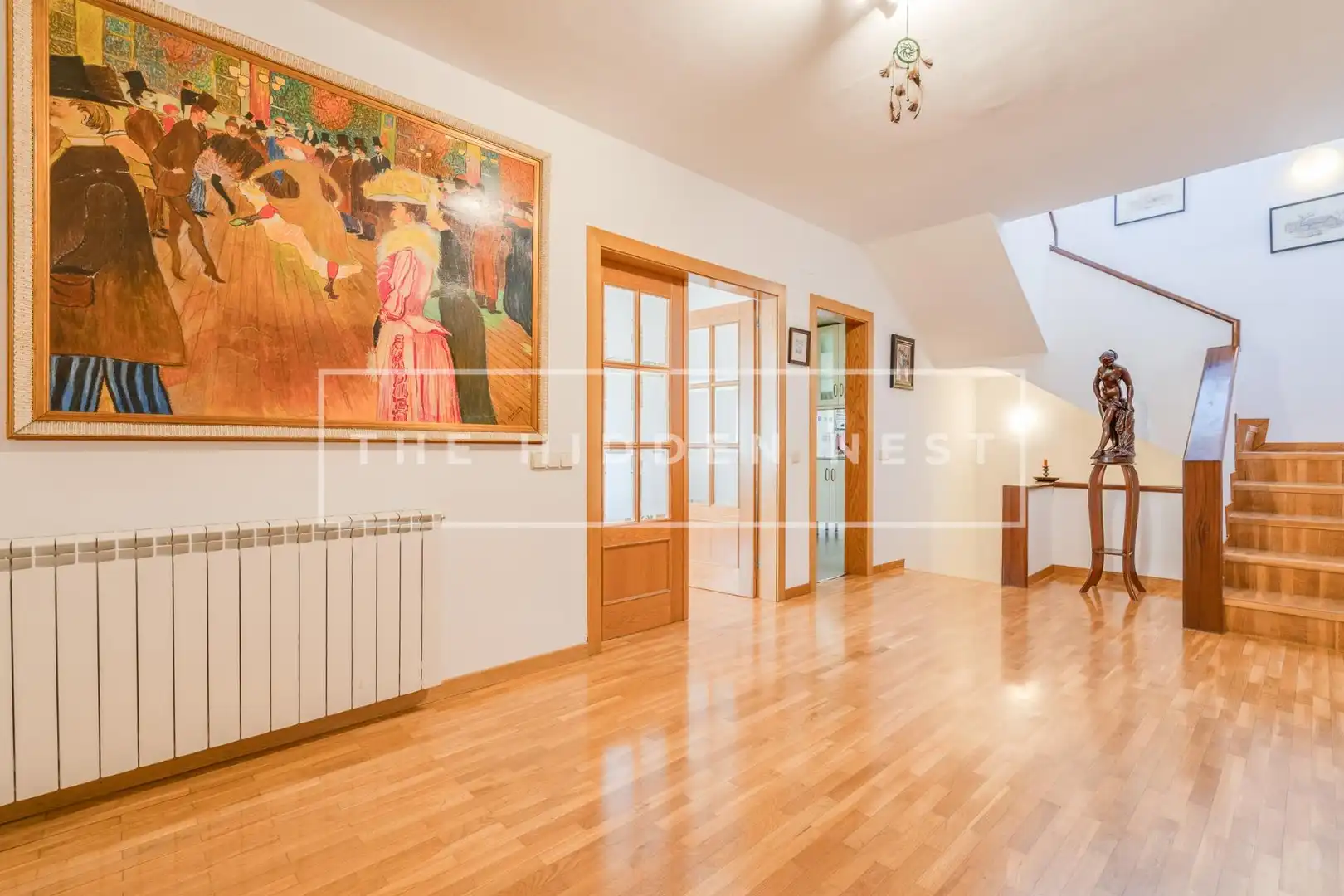 Sala d'estar de Casa o xalet en venda en Castellar del Vallès amb Calefacció, Parquet i Terrassa