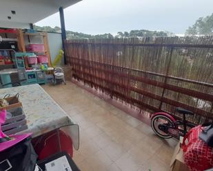 Balcony of Flat to rent in Castelldefels  with Air Conditioner, Heating and Parquet flooring