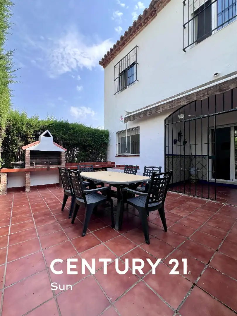 Terraza de Casa adosada en venta en Estepona con Jardín privado, Terraza y Lavadora