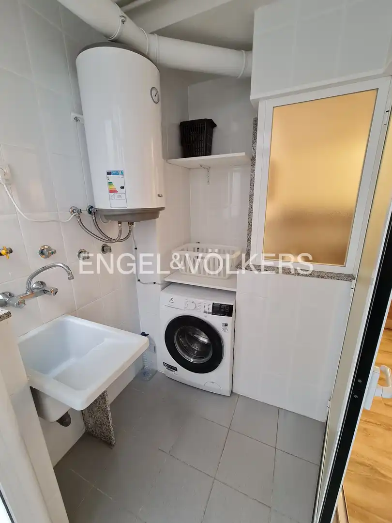 Kitchen of Flat for rent in Alboraya  with Air Conditioner, Heating and Parquet flooring