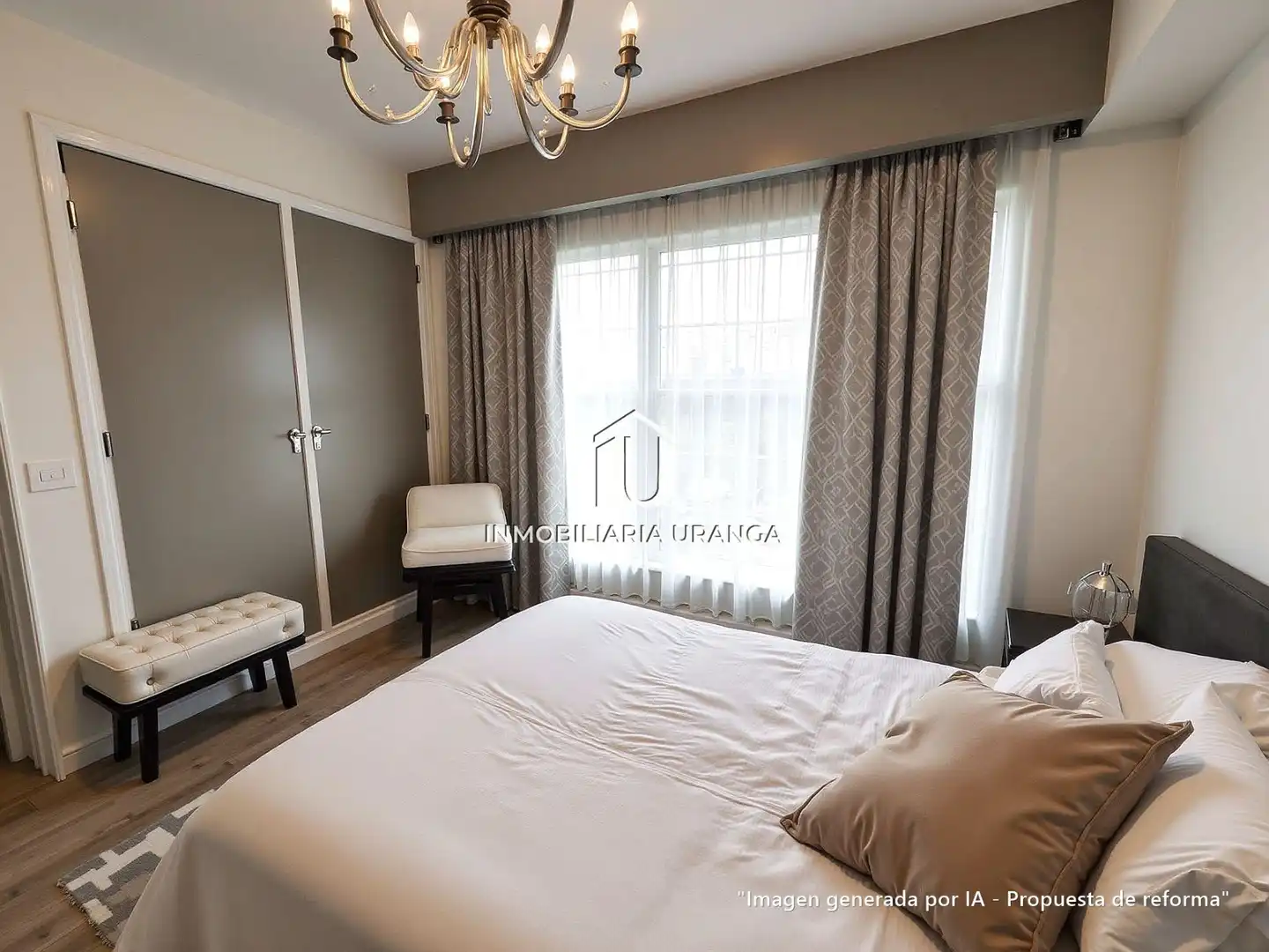 Schlafzimmer von Wohnung zum Verkauf in Laredo mit Terrasse und Möbliert