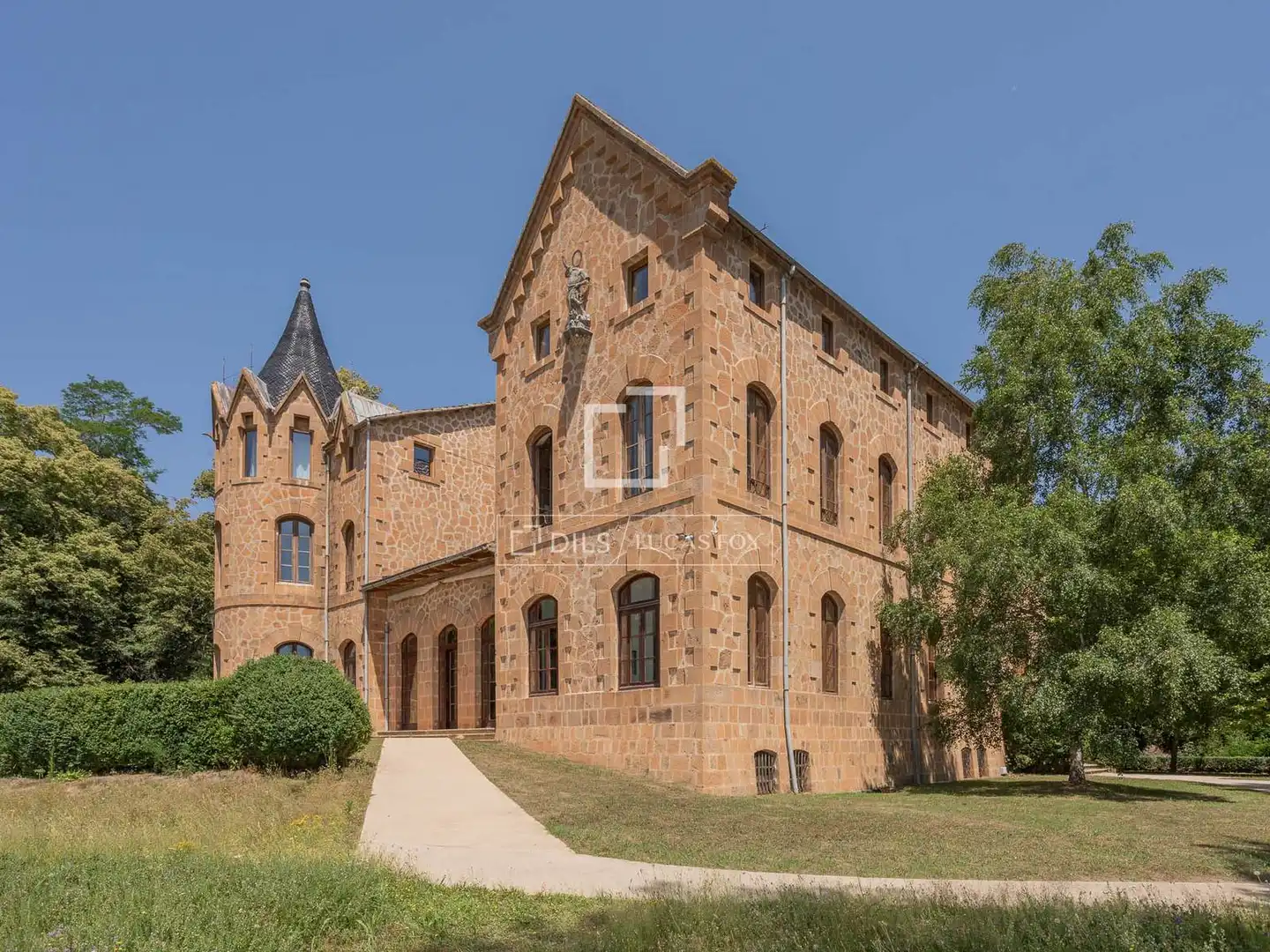Vista exterior de Finca rústica en venta en Sant Hilari Sacalm con Aire acondicionado, Calefacción y Jardín privado