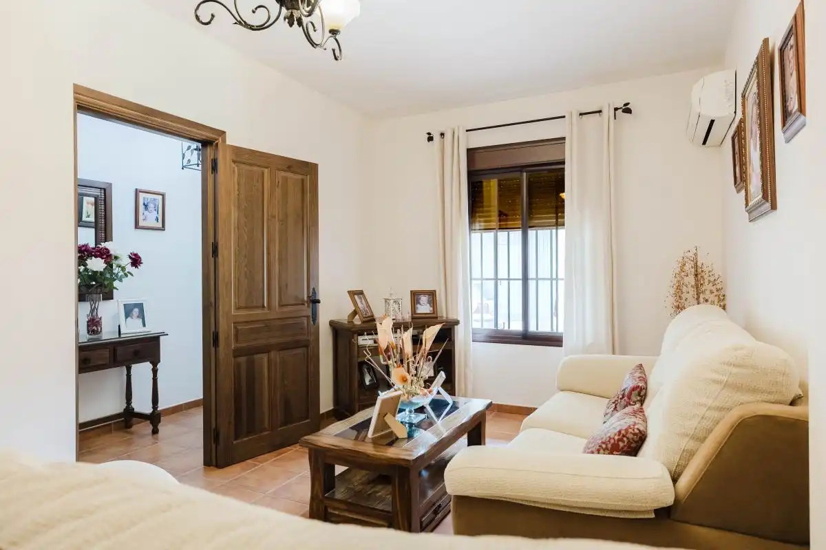 Living room of Detached homes for sale in Almogía  with Air Conditioner, Heating and Terrace