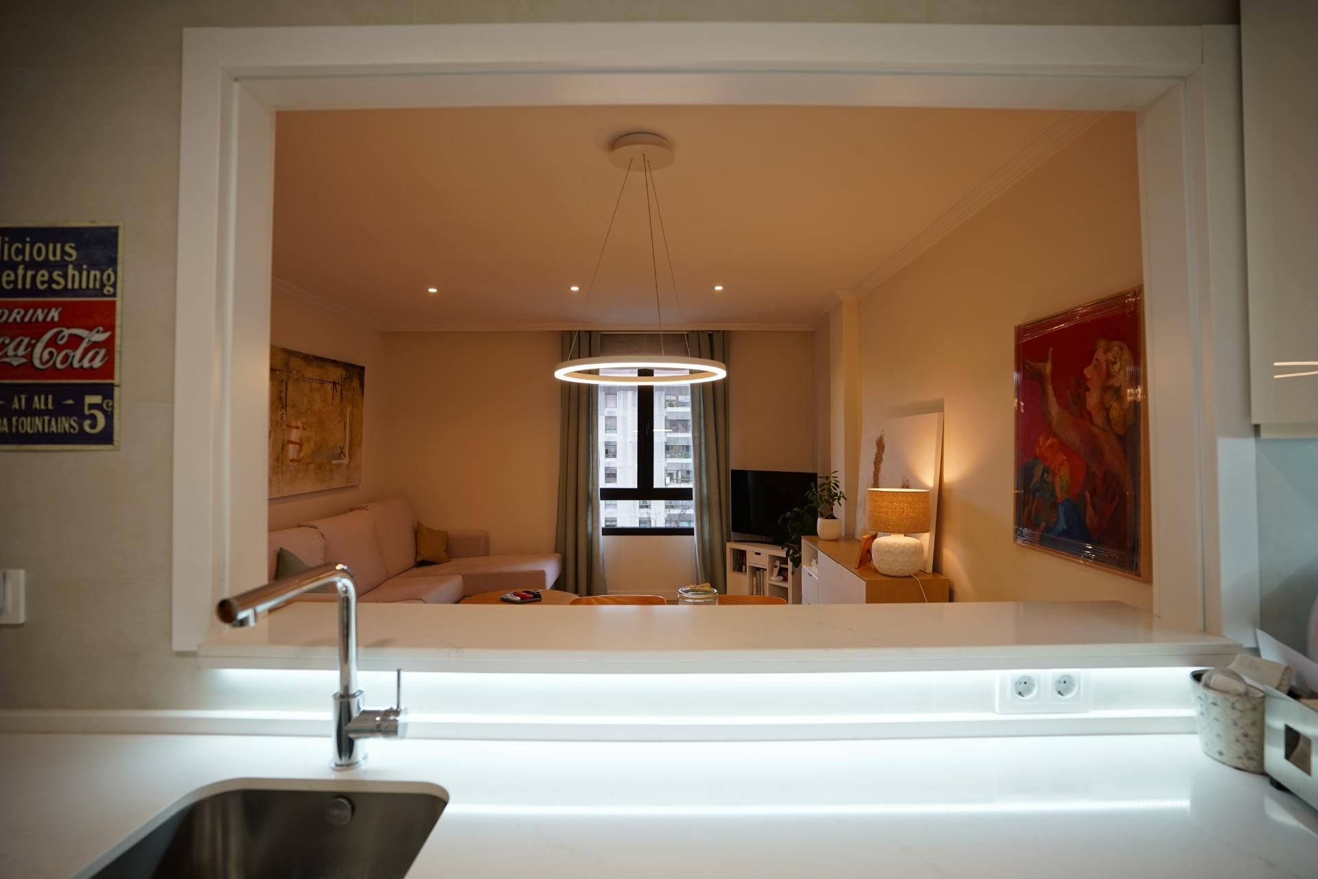 Bedroom of Flat to rent in  Madrid Capital  with Heating, Parquet flooring and Furnished