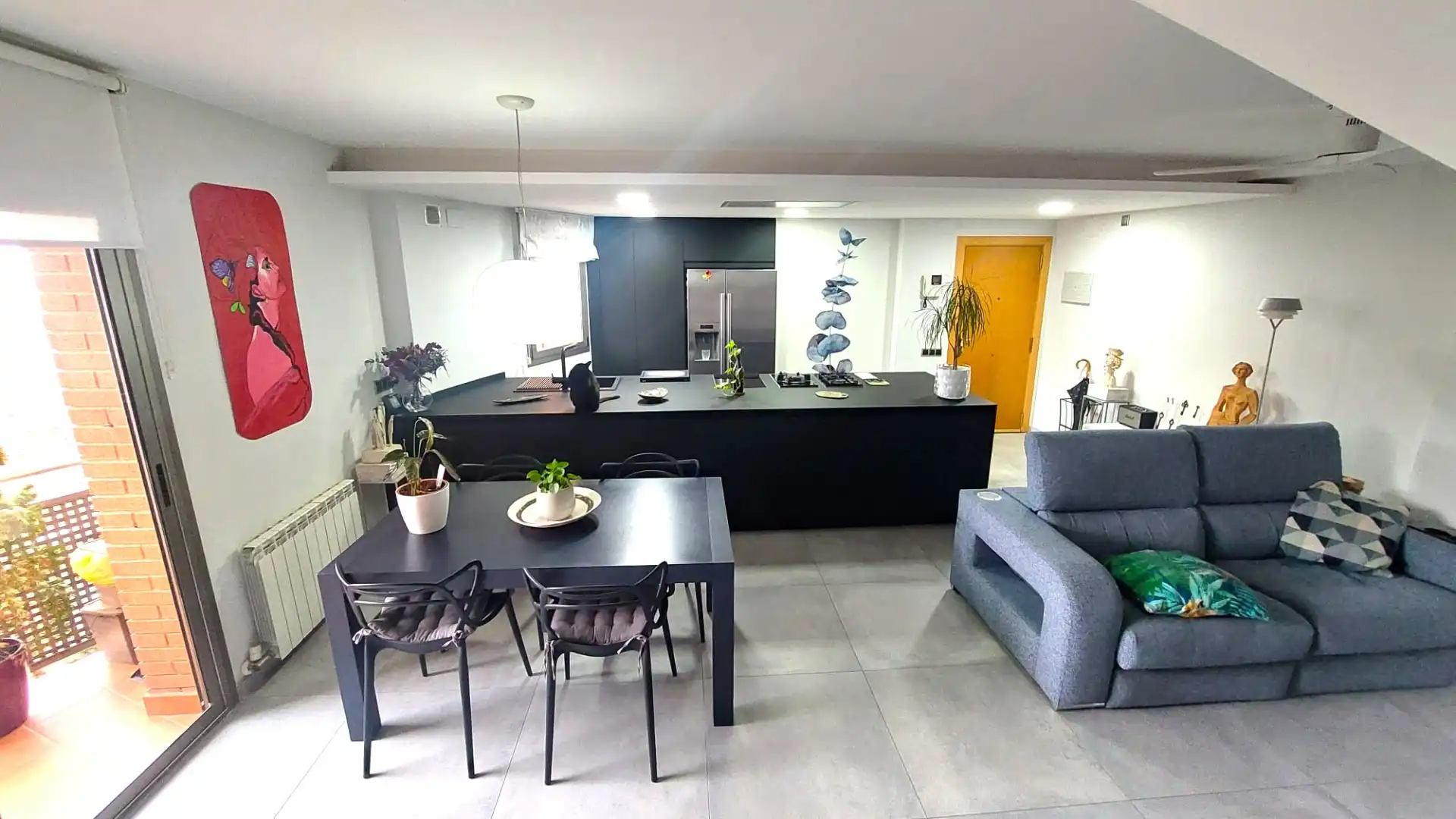 Cuina de Dúplex en venda en Manresa amb Calefacció, Parquet i Terrassa