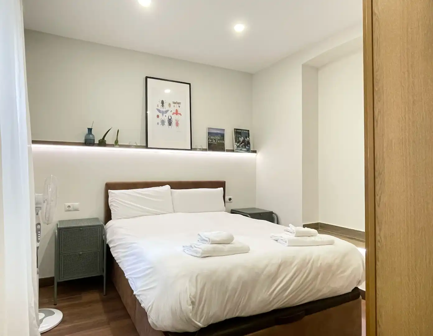 Bedroom of Flat for rent in Madrid  with Heating, Furnished and Washing machine