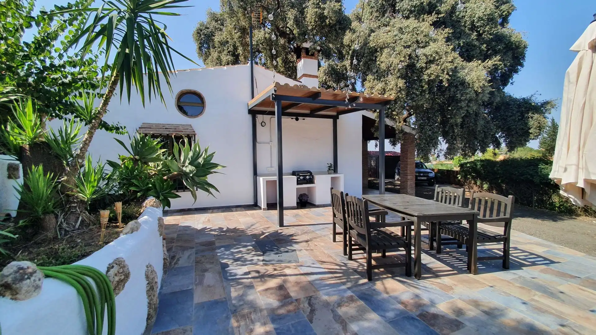 Terraza de Finca rústica de alquiler en Alhaurín El Grande con Trastero y Piscina