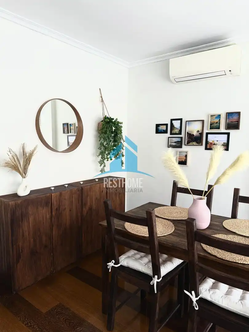 Dining room of Flat for rent in Cullera  with Air Conditioner and Furnished