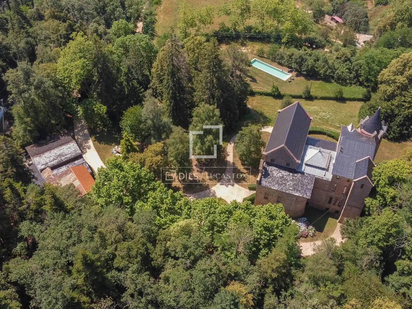 Vista exterior de Finca rústica en venta en Sant Hilari Sacalm con Aire acondicionado, Calefacción y Jardín privado