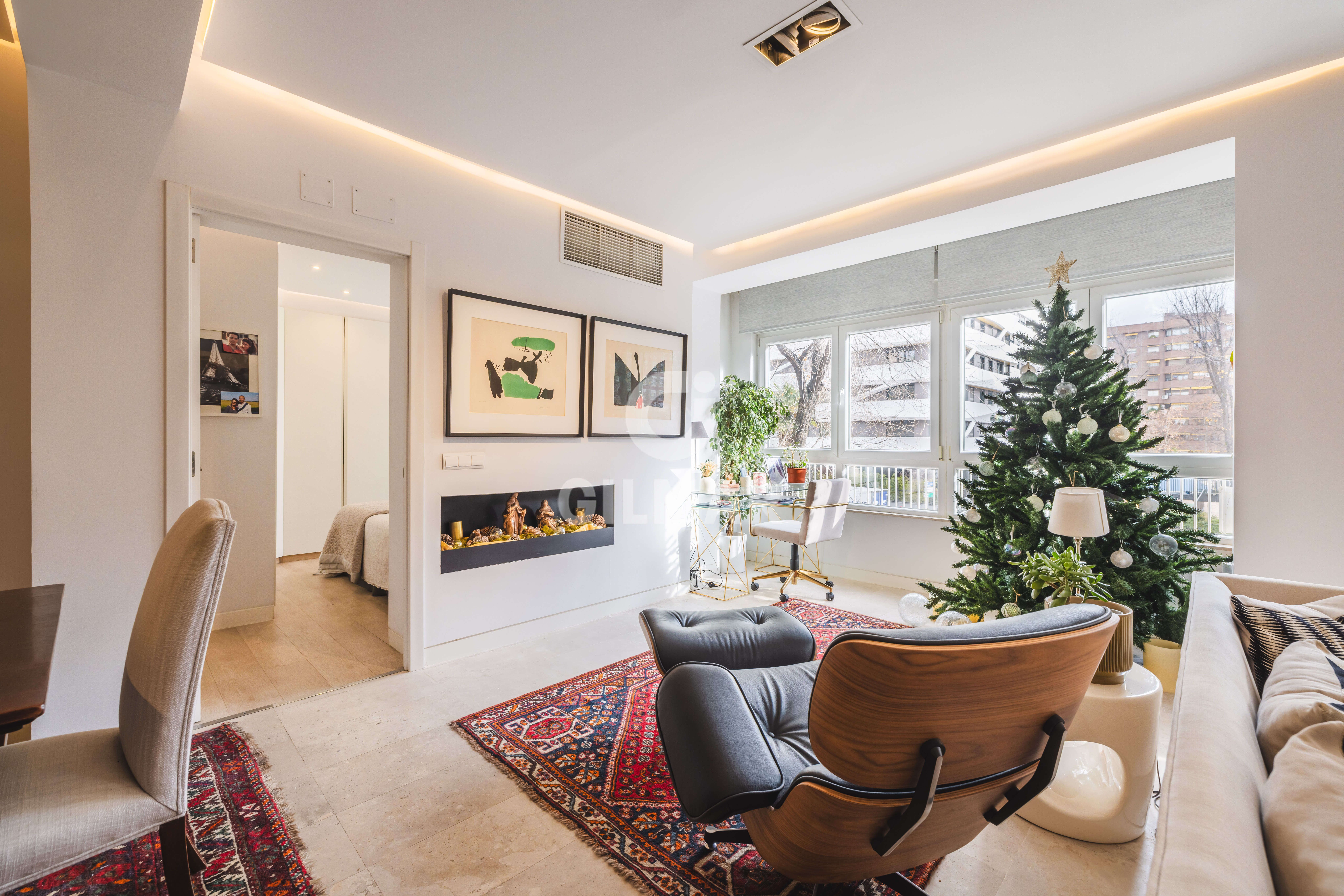 Living room of Flat for sale in  Madrid Capital  with Heating and Storage room