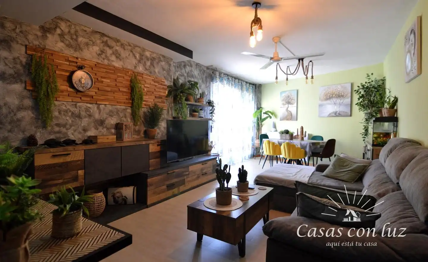 Sala d'estar de Dúplex en venda en Cadrete amb Aire condicionat, Calefacció i Terrassa