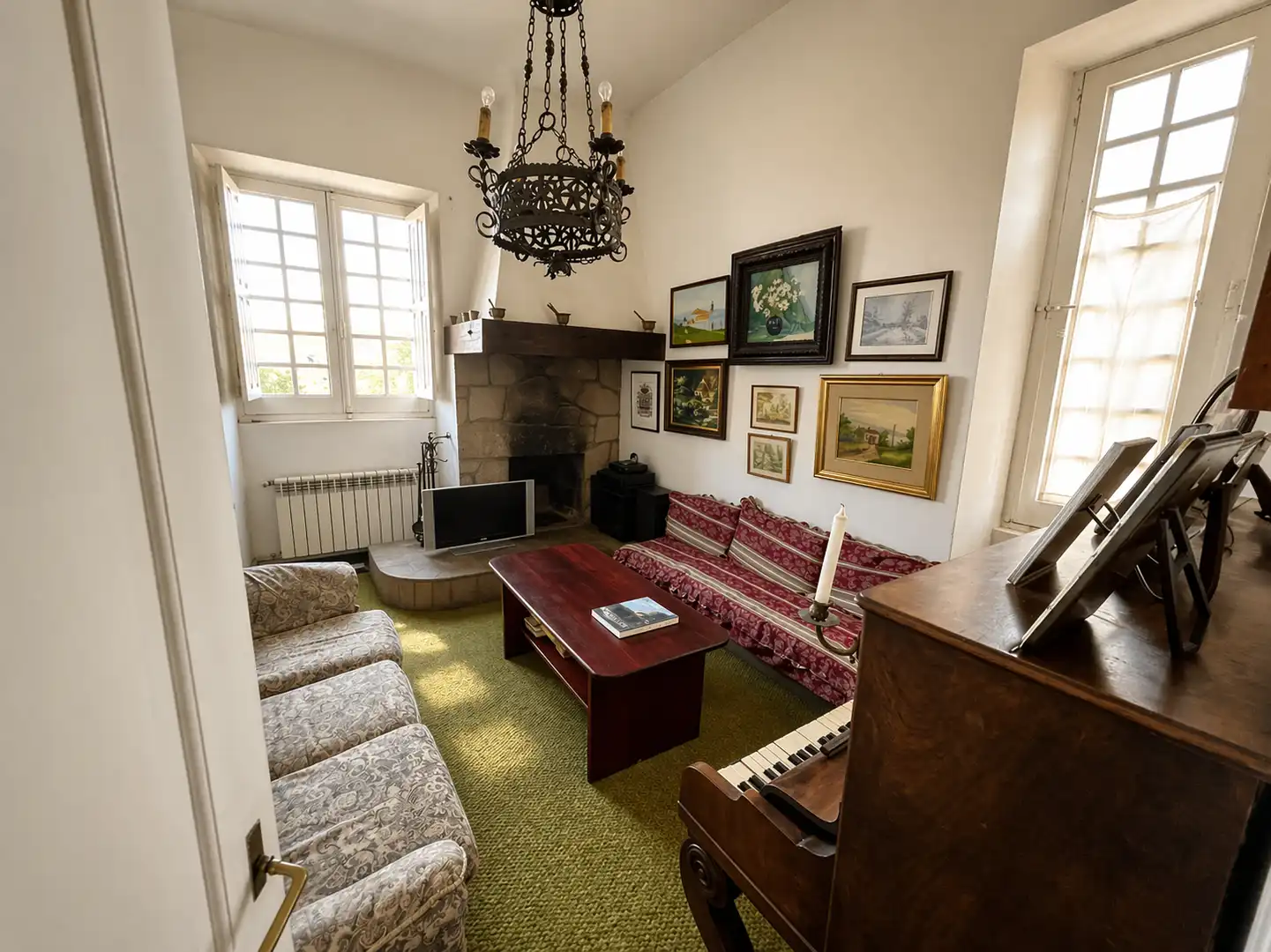 Living room of Houses for sale in Cabanas  with Heating, Private garden and Parquet flooring