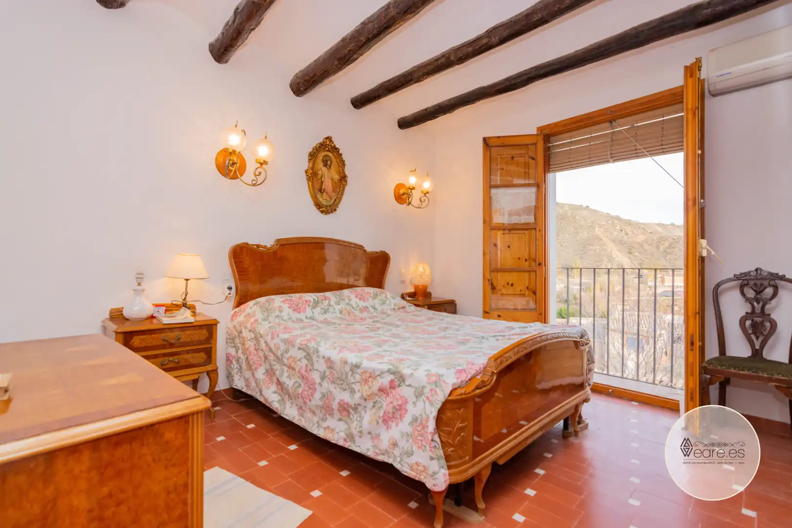 Bedroom of Houses for sale in Castelló de Farfanya  with Furnished and Oven
