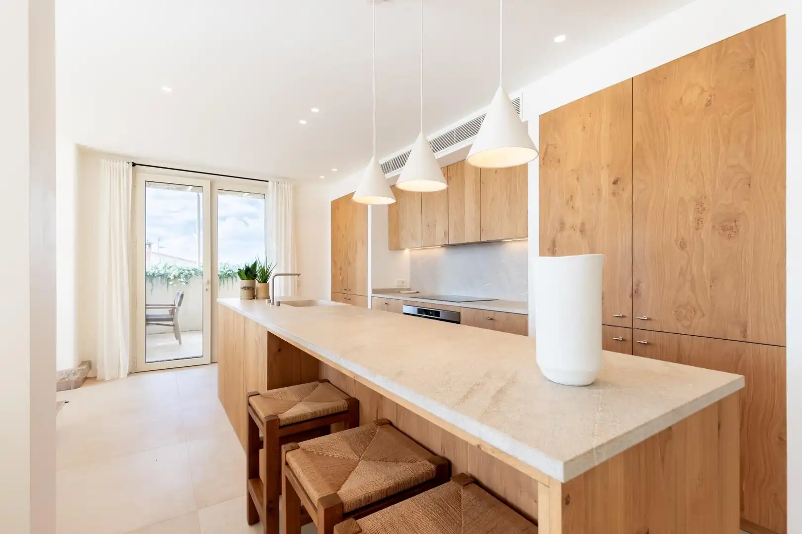 Cocina de Casa o chalet en venta en Búger con Aire acondicionado, Calefacción y Jardín privado