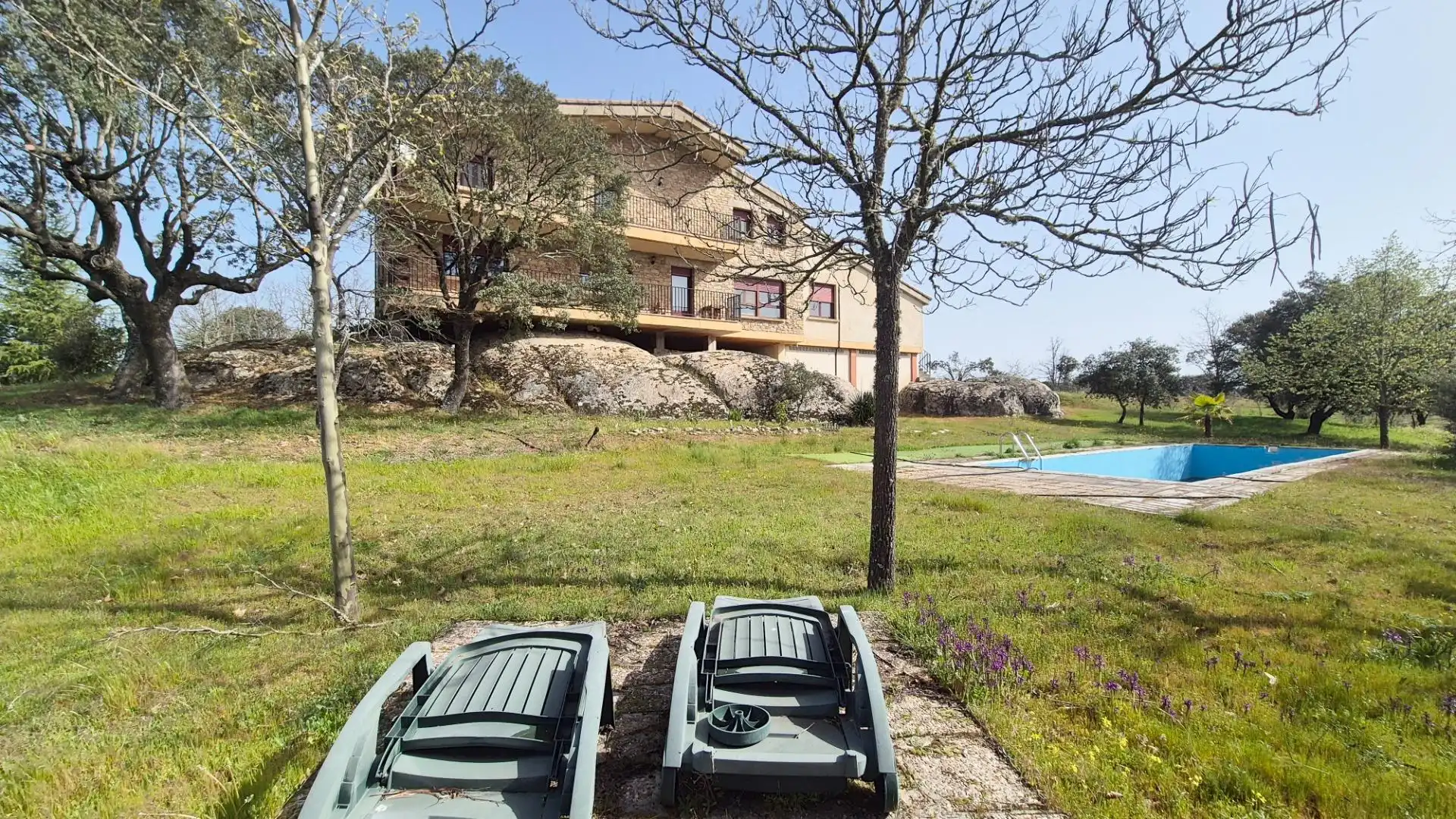 Vista exterior de Casa o chalet en venta en Cipérez con Piscina