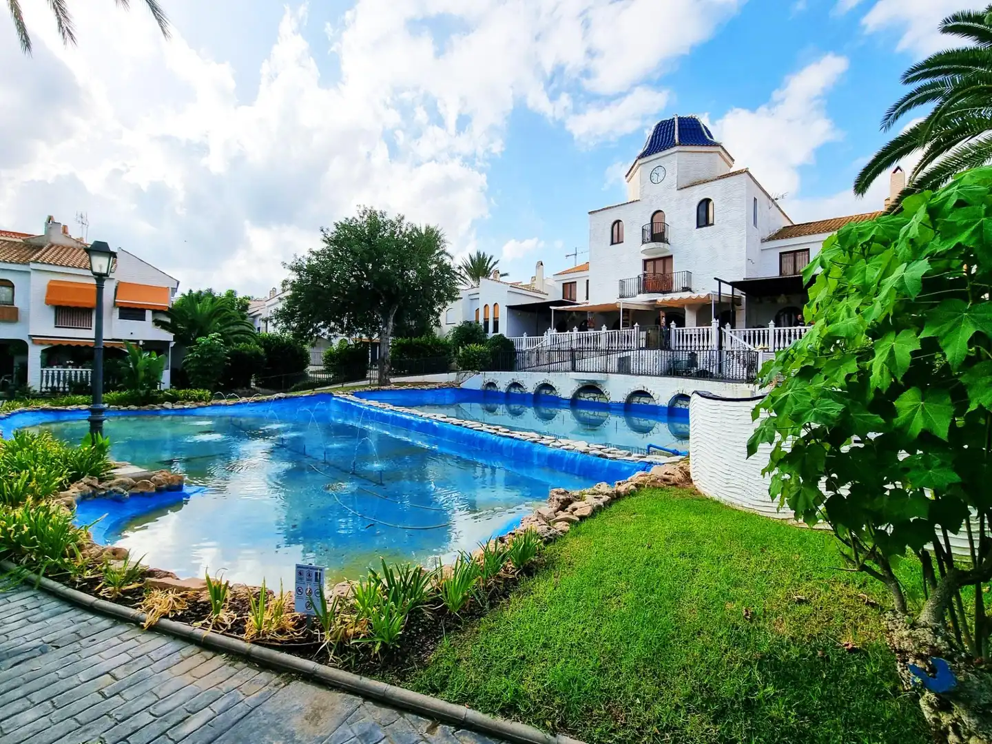 Piscina de Casa o chalet en venta en Santa Pola con Aire acondicionado, Calefacción y Jardín privado