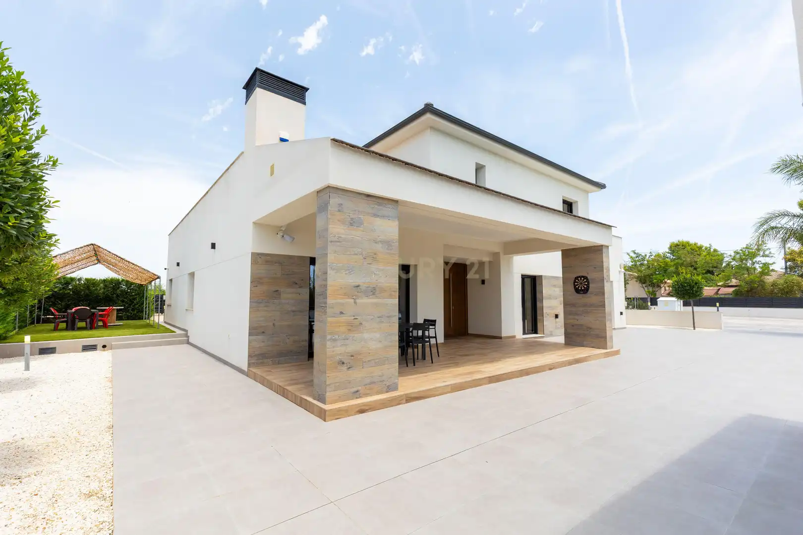 Vista exterior de Casa o xalet en venda en Catral amb Aire condicionat, Jardí privat i Piscina