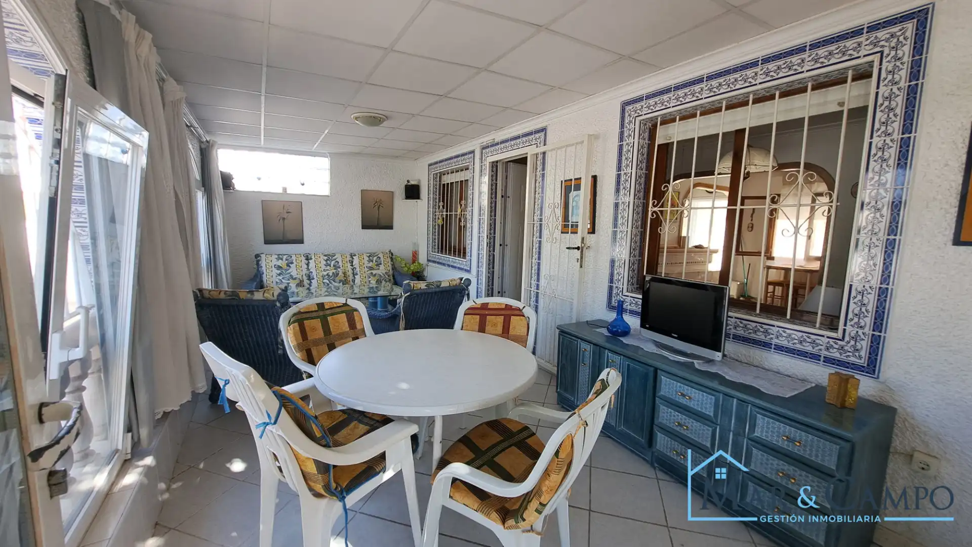 Comedor de Casa adosada en venta en Los Alcázares con Aire acondicionado, Jardín privado y Amueblado