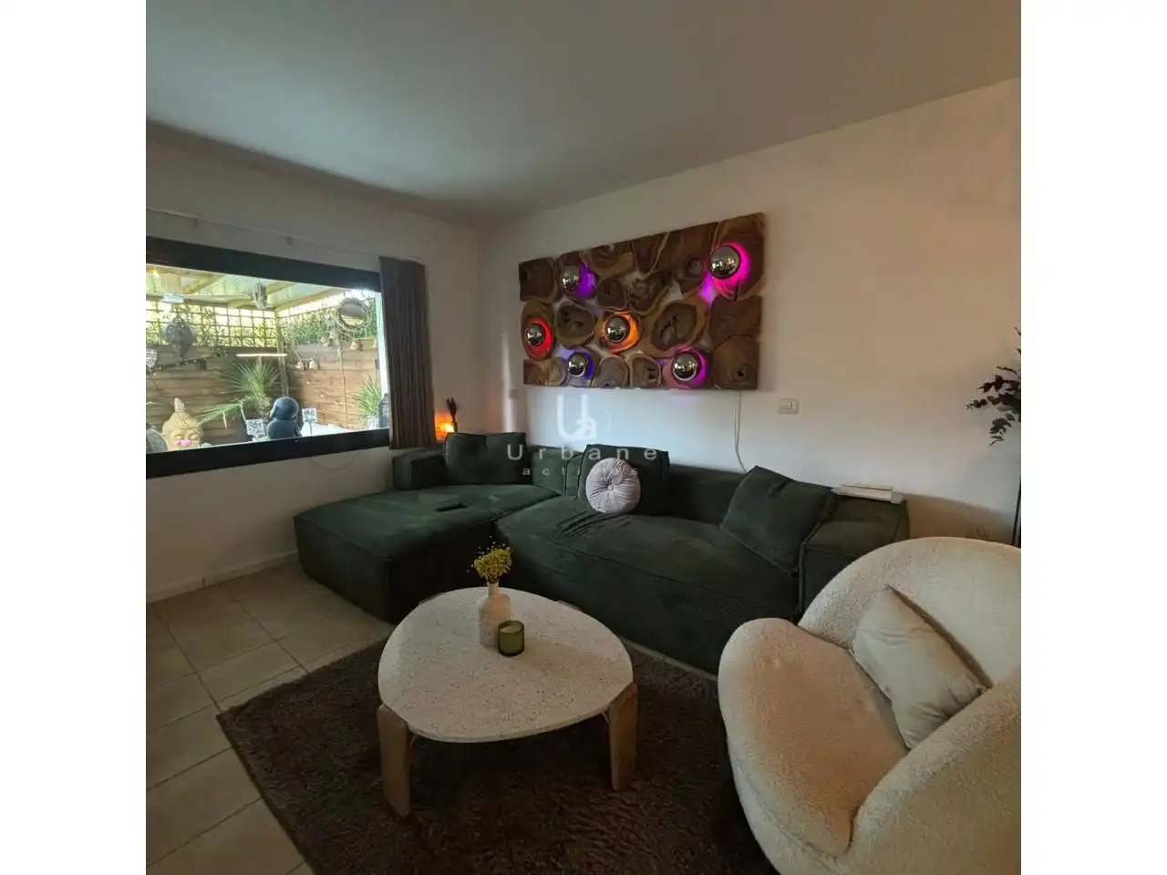Wohnzimmer von Wohnung zum Verkauf in Murcia mit Klimaanlage, Heizung und Privatgarten